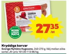 Kryddiga korvar