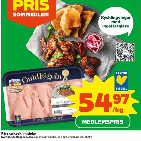 Guldfågeln - Färska kycklingdelar