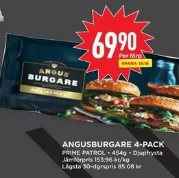 Prime - ANGUSBURGARE 4-PACK