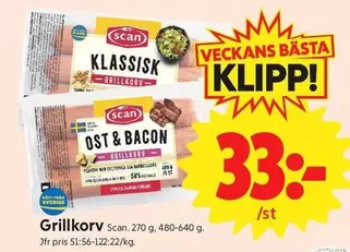 Scan - Grillkorv