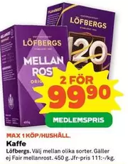 Kaffe Mellanrost
