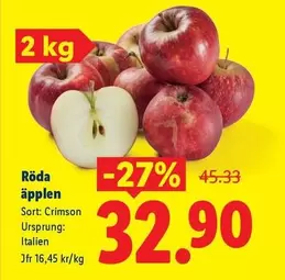 Röda äpplen