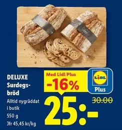 Deluxe - Surdegsbröd