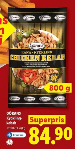 CHICKEN KEBAB