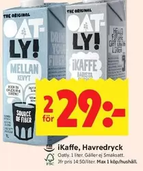 Oatly - iKaffe Havredryck