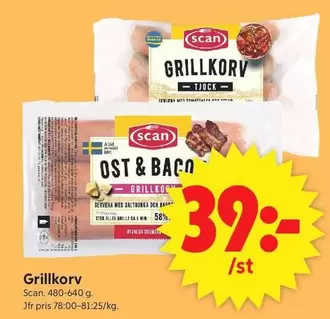 Scan - Grillkorv