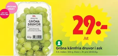Gröna druvor