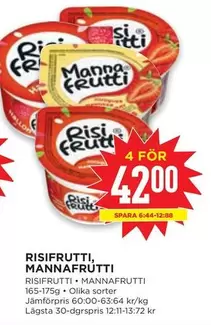 Risifrutti - RISIFRUTTI, MANNAFRUTTI