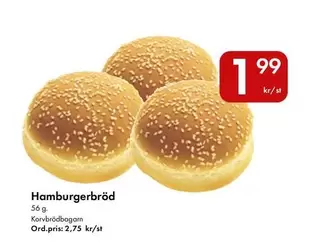 korvbrödbagarn - Hamburgerbröd