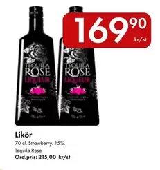 Rose - Tequila  Liqueur