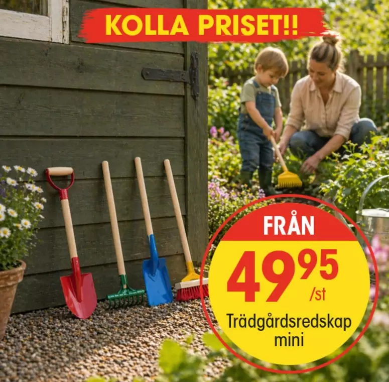 Trädgårdsredskap mini
