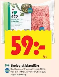 Ekologisk blandfärs