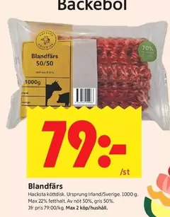 Blandfärs