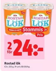 Rostad lök
