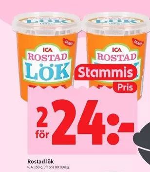 Rostad lök