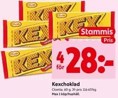 Cloetta - Kexchoklad