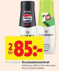 sodastream - Dryckeskoncentrat