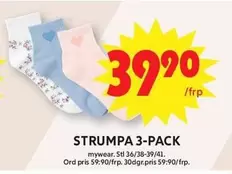 Mywear - STRUMPA 3-PACK