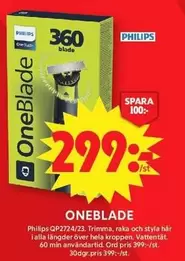 philips - OneBlade QP2724/23