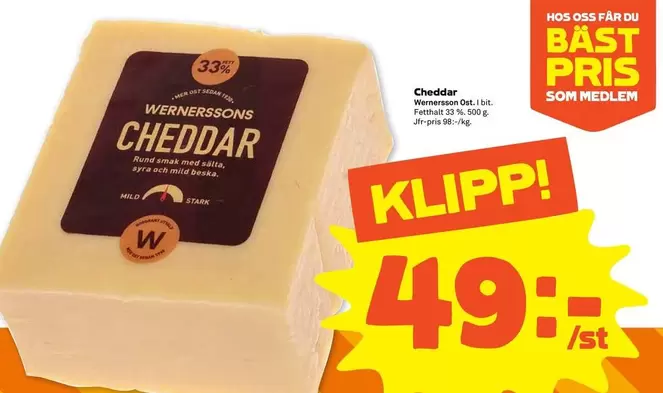 Wernerssons - CHEDDAR