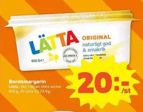 Lätta - Bordsmargarin