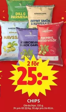 Gårdschips - CHIPS