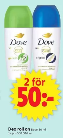 Dove - Deo roll on
