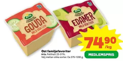 Arla - Gouda, Edamer