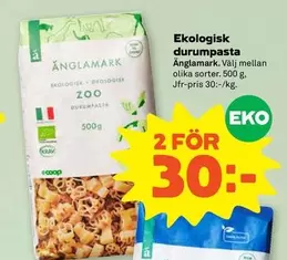 Änglamark -  Durumpasta ZOO