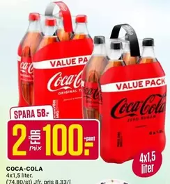 coca-cola - 4x1,5 liter