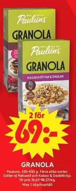 Paulins - Granola