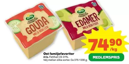 Arla - Gouda, Edamer