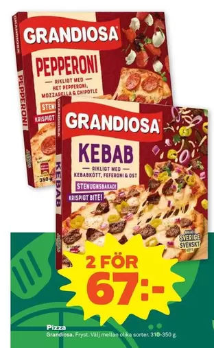 Grandiosa - Pepperoni, Kebab