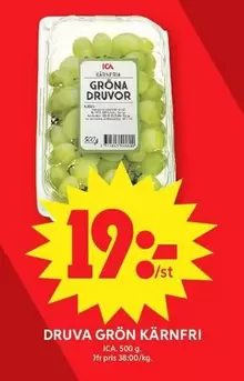 DRUVA GRÖN KÄRNFRI
