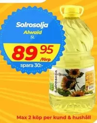 Solrosolja