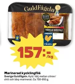 Guldfågeln - Marinerad kycklingfilé
