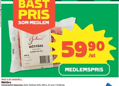 Nötfärs