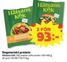 Hälsans Kök - Vegetariskt protein