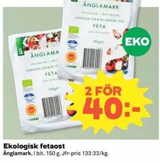 Änglamark - Ekologisk fetaost