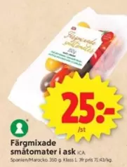 Färgmixade småtomater