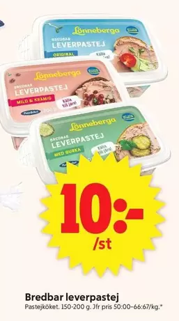 Lönneberga - Bredbar leverpastej