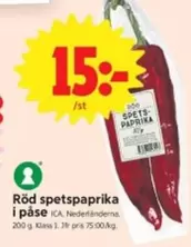 Röd spetspaprika