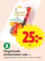 Färgmixade småtomater