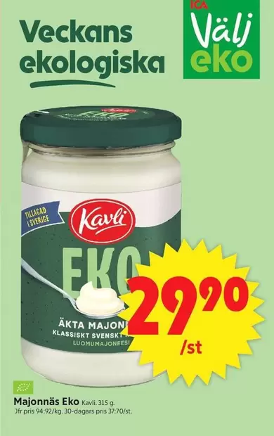 kavli - Majonnäs Eko