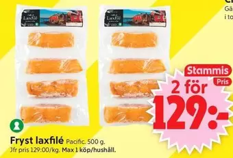 Fryst laxfilé Pacific