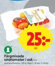 Färgmixade småtomater