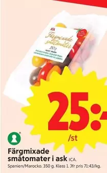 Färgmixade småtomater