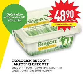 Bregott - EKOLOGISK BREGOTT, LAKTOSFRI BREGOTT