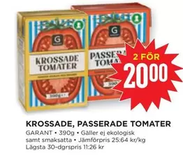 Garant - Krossade, Passerade Tomater