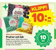 Coop - Frukter och bär
